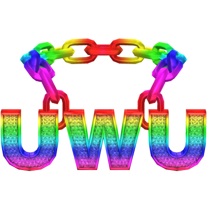 Rainbow Uwu Chain Roblox item