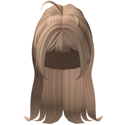 y2k blonde hair with ponytail Roblox item