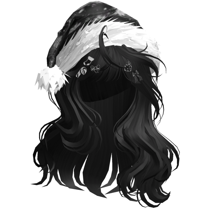 Lush Christmas Waves w/Santa Hat (Black)