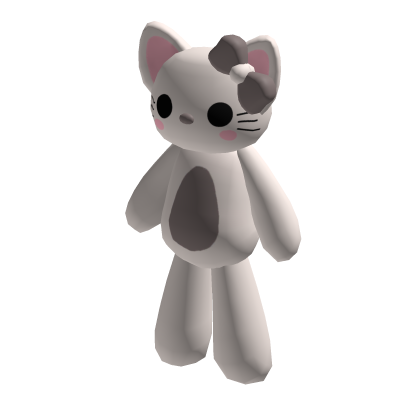 Cozy Cat Grey & Pink Plushie Costume