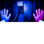 Yellow hand and purple hand