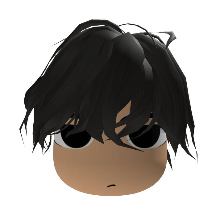 (Code: 4FER) Black Hair Boy cool