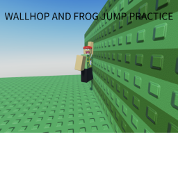 Wall hop and frog jump practice