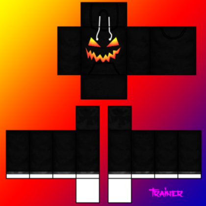 Free Spooky Halloween Hoodie Template Roblox decal
