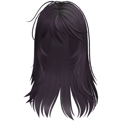 Wispy Rainy Day Messy Emo Hair Purple Roblox item