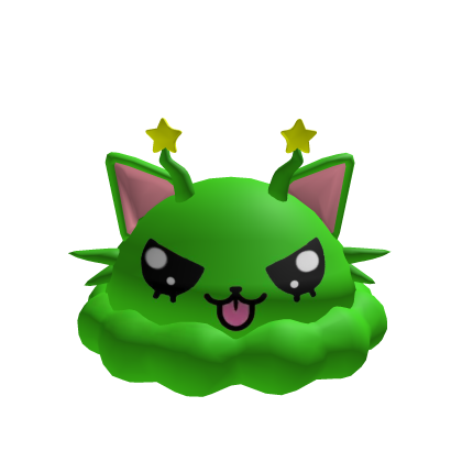 Cute Green Alien Cat