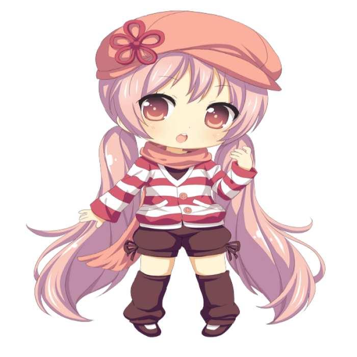 Snow Anime Chibi Roblox decal