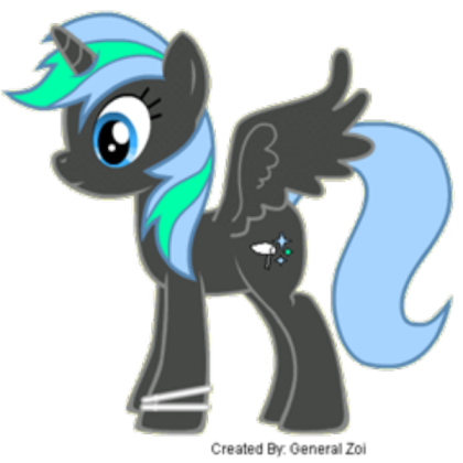 Starcatcher Pony OC Transparent Roblox decal