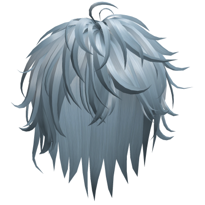Shaggy Layered Wolf Cut - Ice Blue
