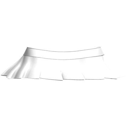3.0 white mini skirt Roblox item