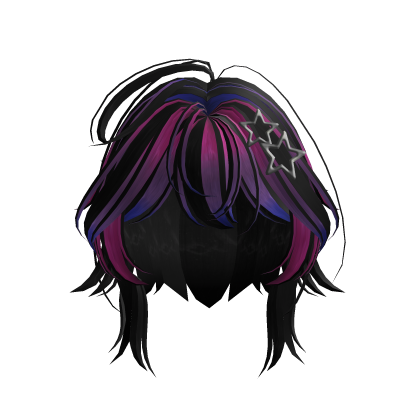 Fluffy Bi Wolfcut Roblox item