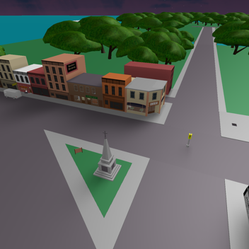An Old Fashioned Town. 