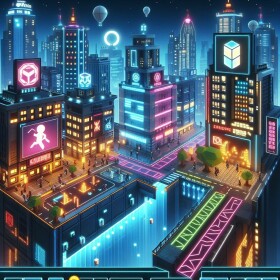 Obby and the Future Cyber city