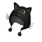 Cute Black Cat Hood