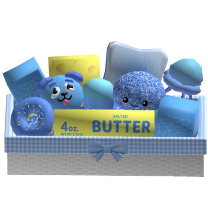 💙 Blue Needoh Butter Squishy Toy Basket  Roblox item