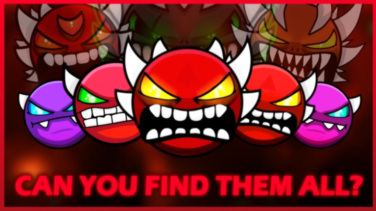 RETRO Find the Geometry Dash Difficulties screenshot 2