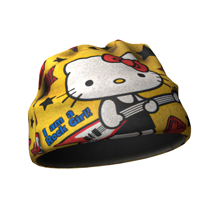 #Garra Rockstar Hello Kitty Graphic Beanie B&Y