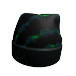 Luminescent Green & Blue Beanie