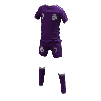 ⚽ Ronaldo - Purple Real Madrid Football/Soccer Kit thumbnail