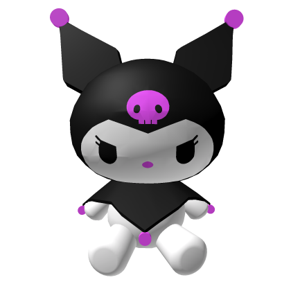Kuromi doll (behind)