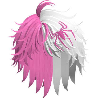 Two Toned Multiverse Pink & White Spiderverse Hair Roblox item