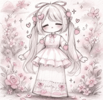 cute strawberry blossoms