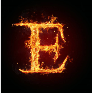 letter E