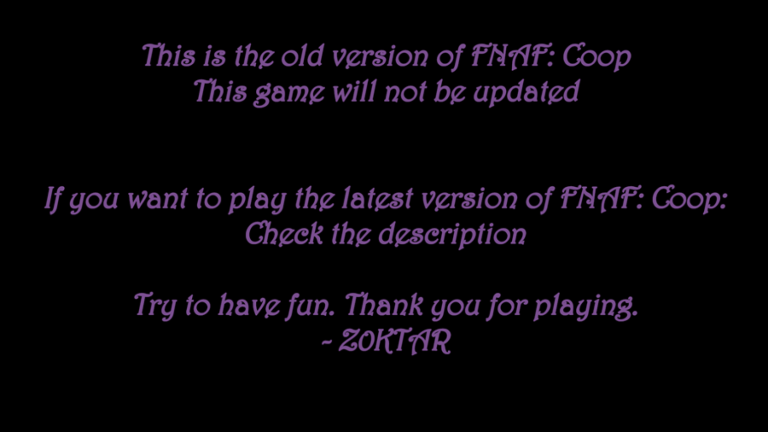 FNAF: Co-op - Classic screenshot 1