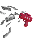 Double RED Money Gun
