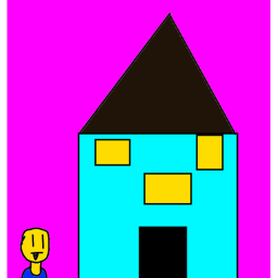 Houses inside a basic house