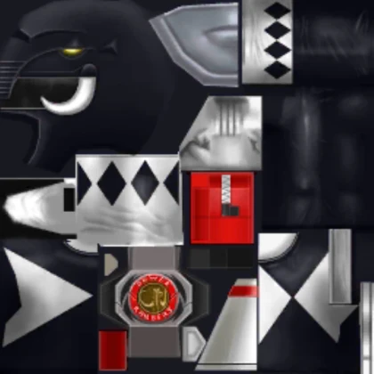 Black power ranger texture