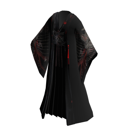 Black with Red Kimono thumbnail