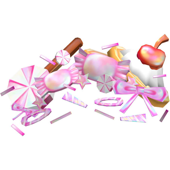 cluttered decora harajuku candy hat pink
