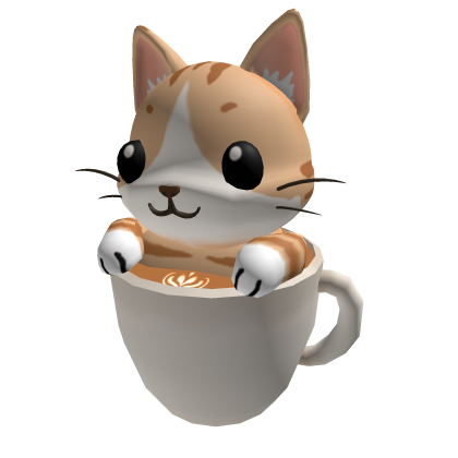 Latte Cat Shoulder Pal ☕