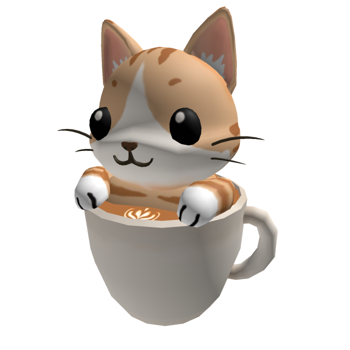 Latte Cat Shoulder Pal ☕