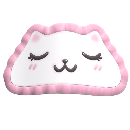 Kitty Sleep Mask White & Pink Roblox item