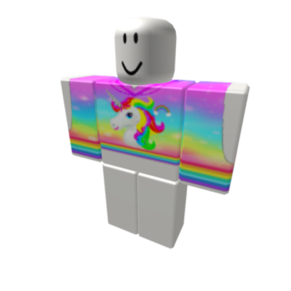 🌈Rainbow 🦄Unicorn Hoodie Roblox decal