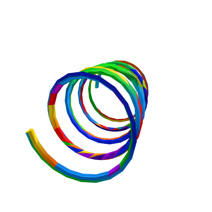 Rainbow Textured Coil