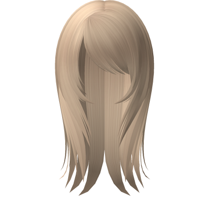 ☆ fatal emo doll messy straight hair blonde