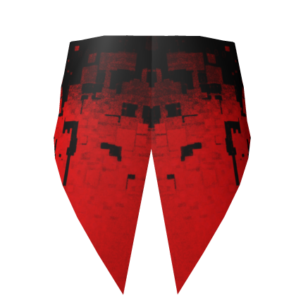 👾 Red & Black Glitch tailcoat [2.0]