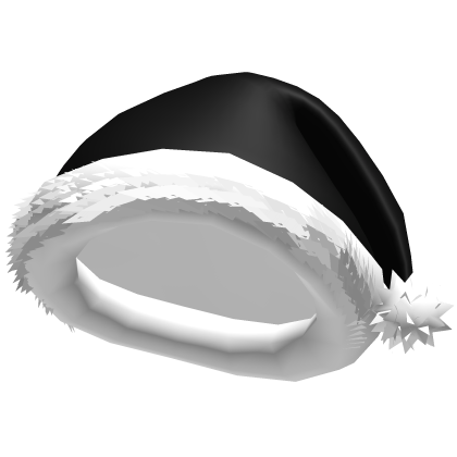#December2025 Christmas Santa Hat (black) Roblox item