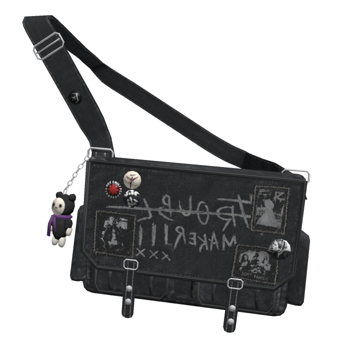 Black Bag Vkei Emo Messenger