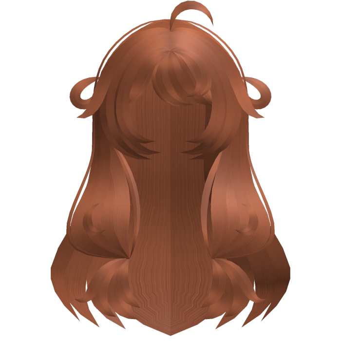 ginger adorable poofy long moe hair