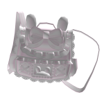 [FREE] ♡ dearest ruffled bunny backpack in pink