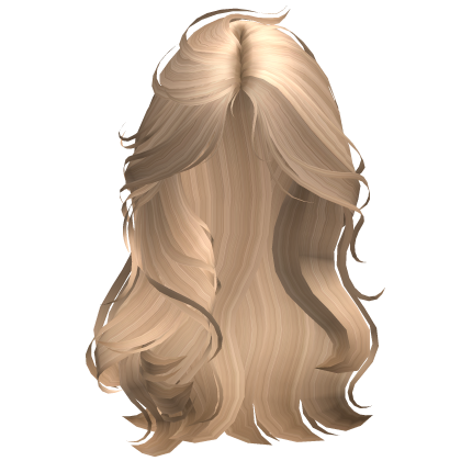 Wispy Sleek Layered Blowout Doll Blonde Roblox catalog item