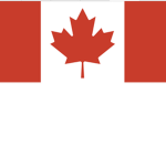 The Canadian border