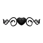 Black Heart of Thorns Crown