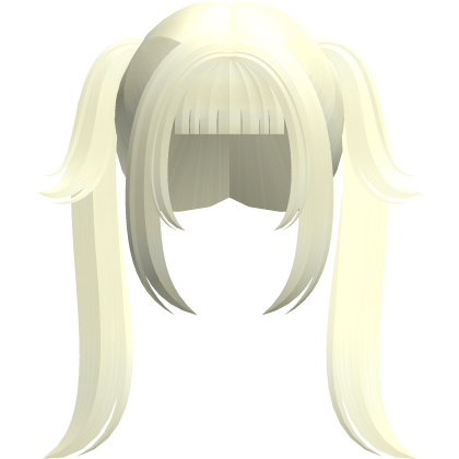 blonde cute neat moe anime pigtails