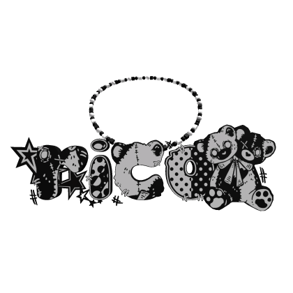 ♡ : rico ying & yang bear stitches 3.0 ৎ Roblox item