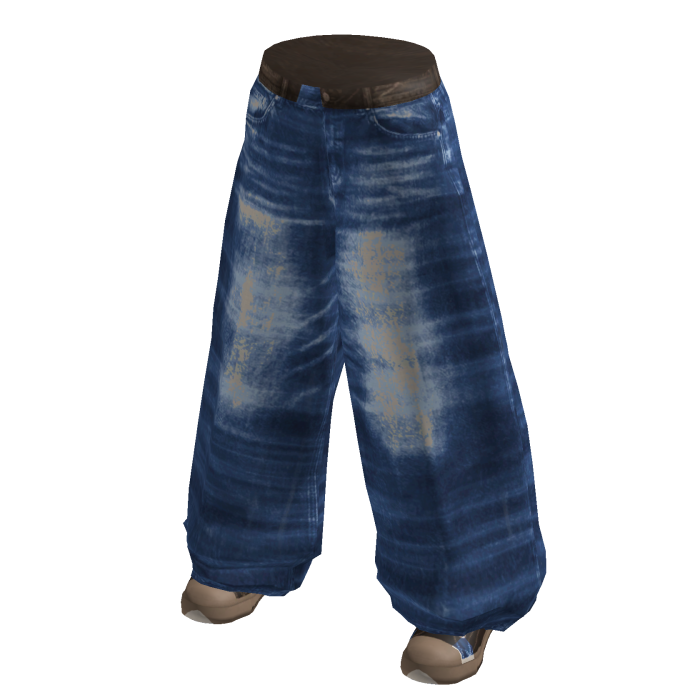 Whiskered Blue Jeans